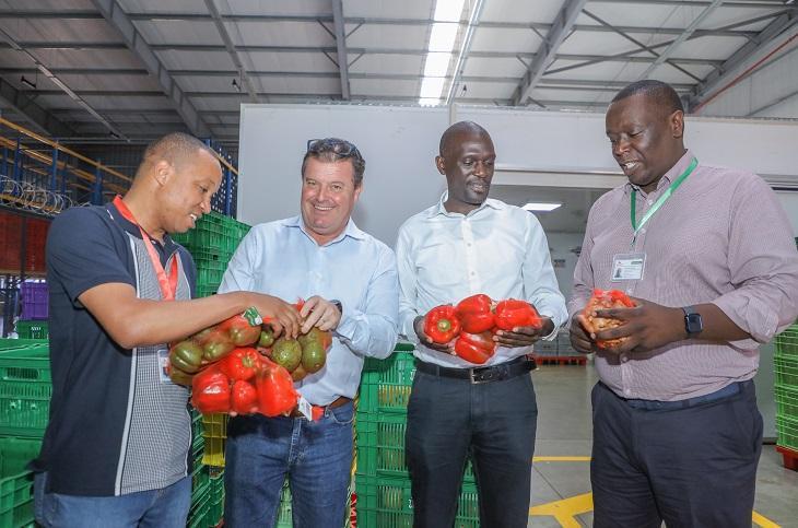 Produce inspection at a warehouse